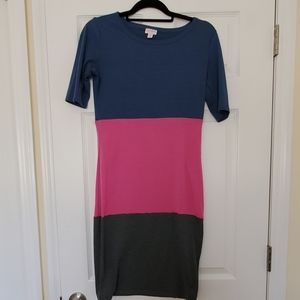 XS LuLaRoe Color Blocked Julia